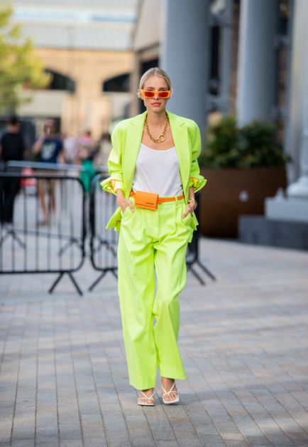 fluo trend fashion week