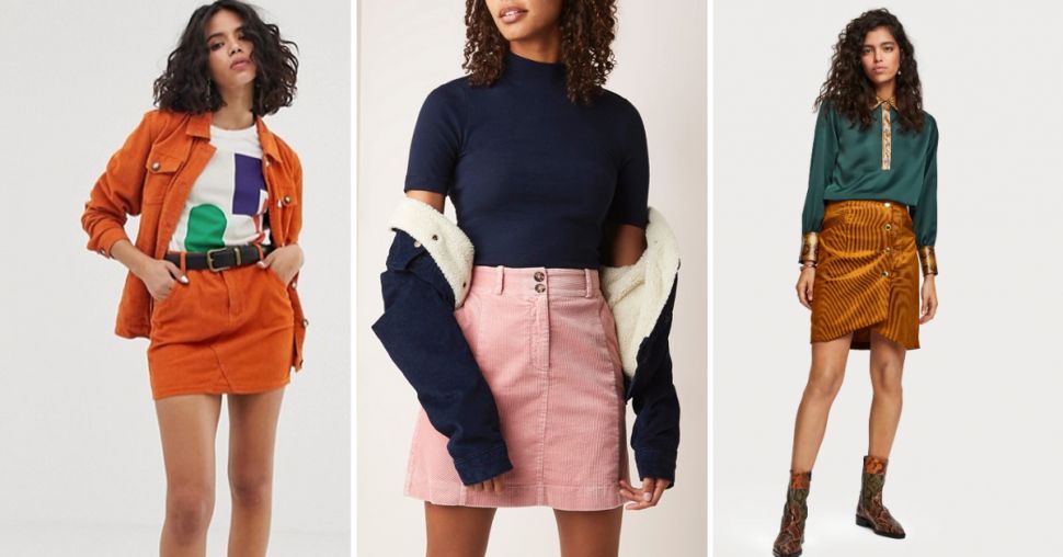 Stylish cocoonen: de corduroy rok tegen de winterblues