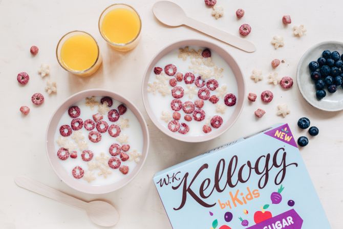 Kellogg's gezonde ontbijtgranen kinderen