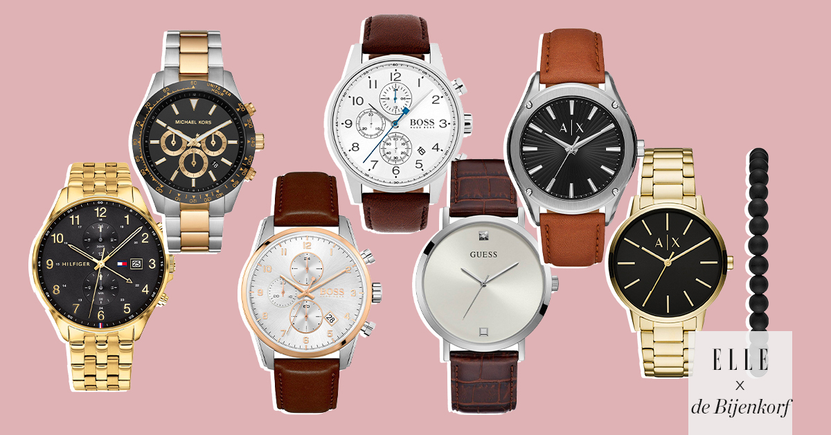 Bijenkorf horloges in de kleur goud voor heren | KLEDING.nl