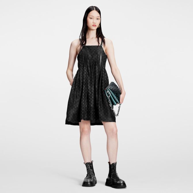 Louis Vuitton Monogram zwart jurkje feestdagen