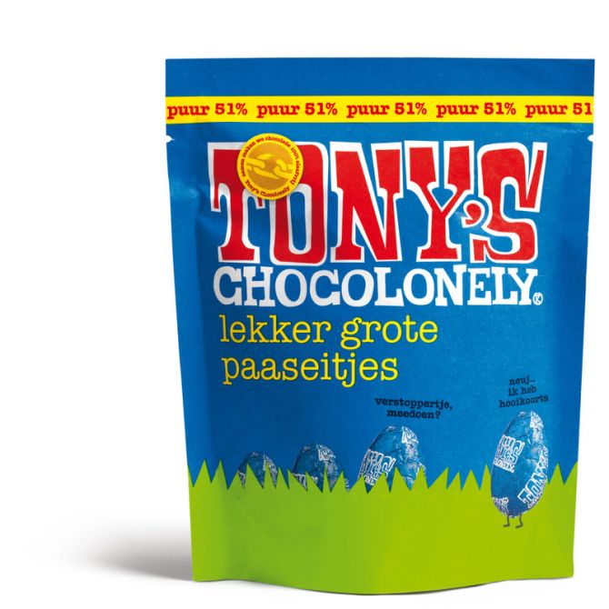 chocolade eitjes Tony's Chocolonely