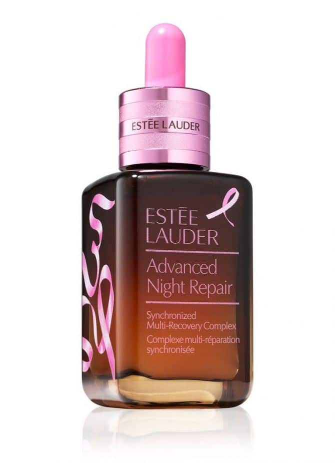 Estee Lauder advanced night repair borstkanker think pink steunen