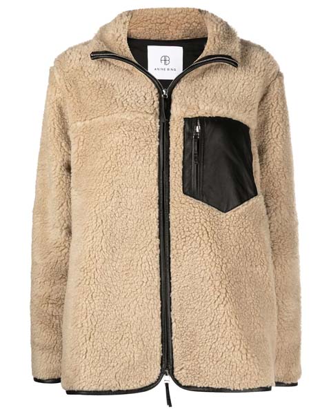 Ryder Faux Fur Jacket ANINE BING brand:ANINE BING 392,00€
