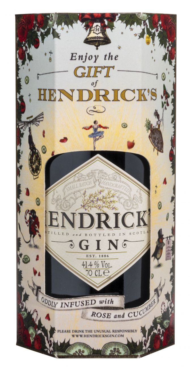 Hendrick's gin cadeau flessen verpakking