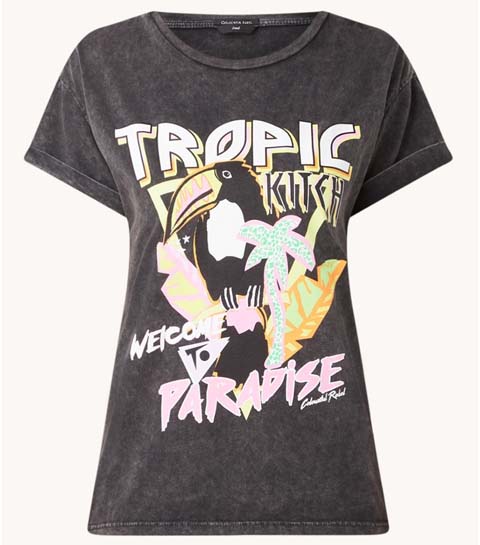 Colourful Rebel Tropic Tucan T-shirt met print 31,46 44,95