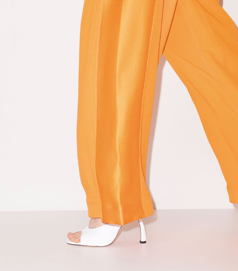 Bold orange pantalon