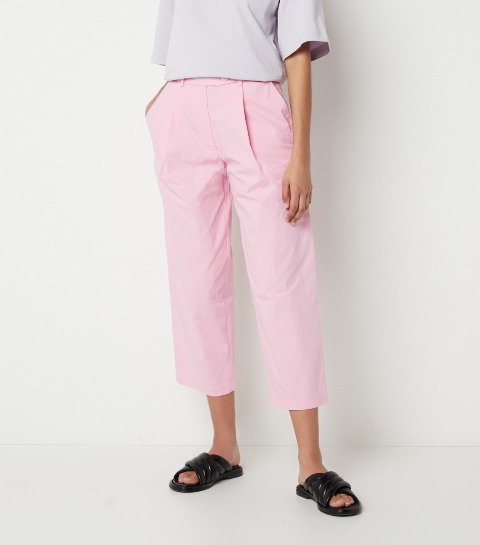 zomerse pantalon Bijenkorf roze