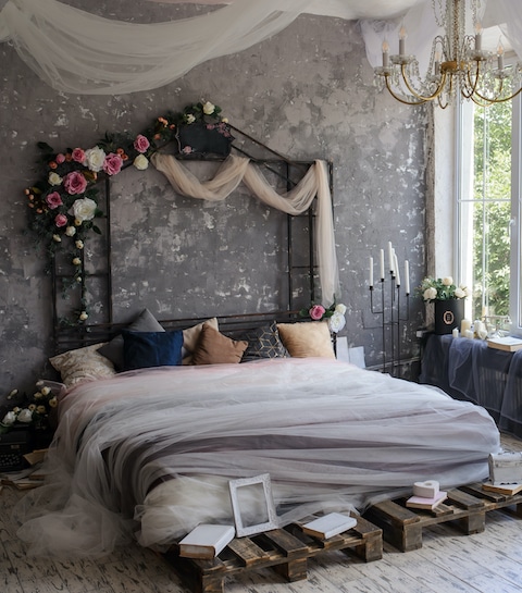 Deco: 7 ideeën voor een romantische slaapkamer