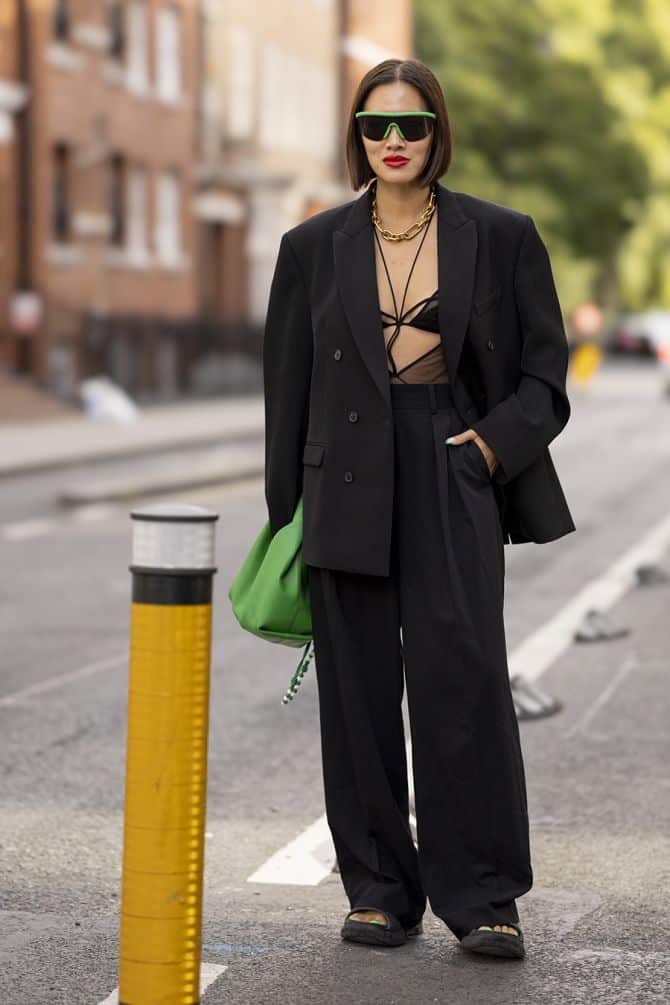 outfit designer handtas streetstyle