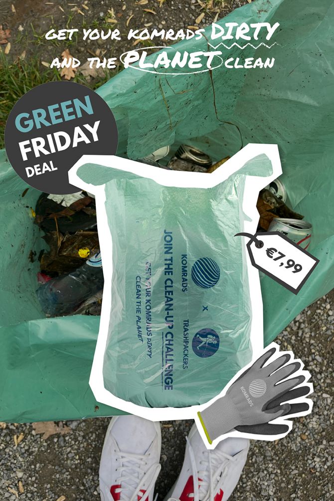 komrads Belgische duurzame sneakers Green Friday