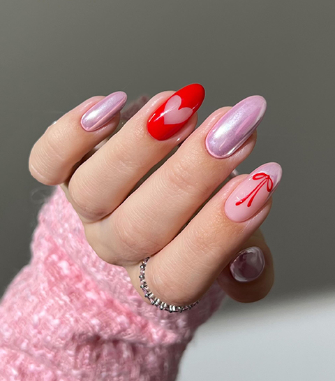 De allermooiste (en makkelijke) nail art voor Valentijn