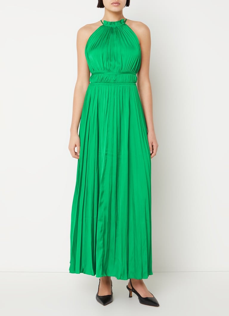 groene maxi-jurk