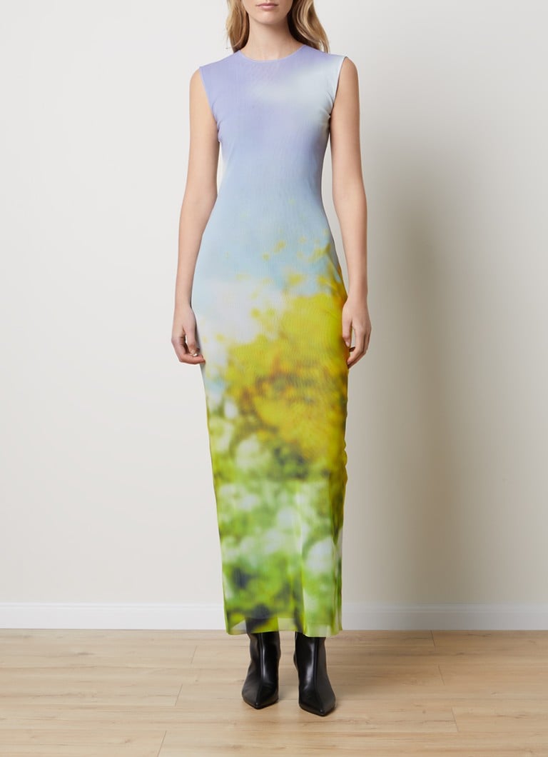 Lange jurk met print