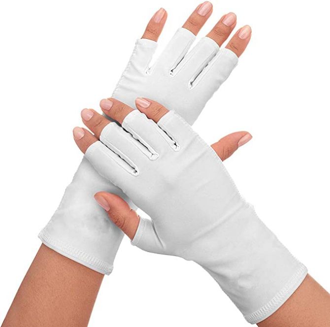 Anti-UV handschoenen, Xiton via Amazon nagels beschermen
