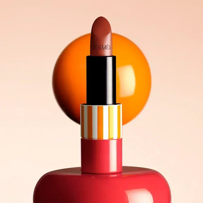 Rouge Hermès Shiny lipstick in Brun Yachting moederdag mama cadeau