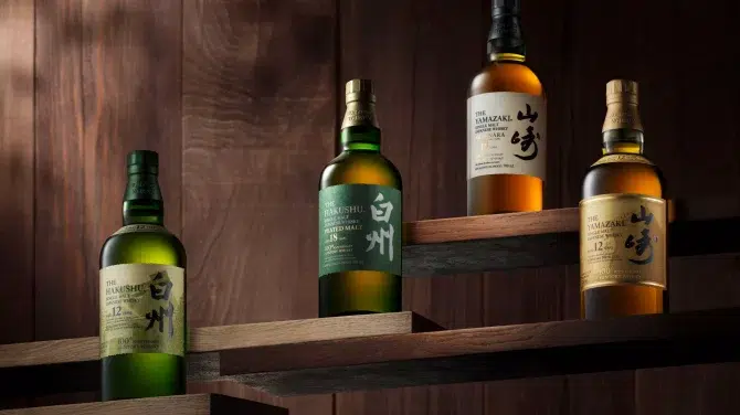 De vier Anniversary Editions van Suntory House