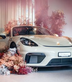 Porsche: vrouwen en luxewagens