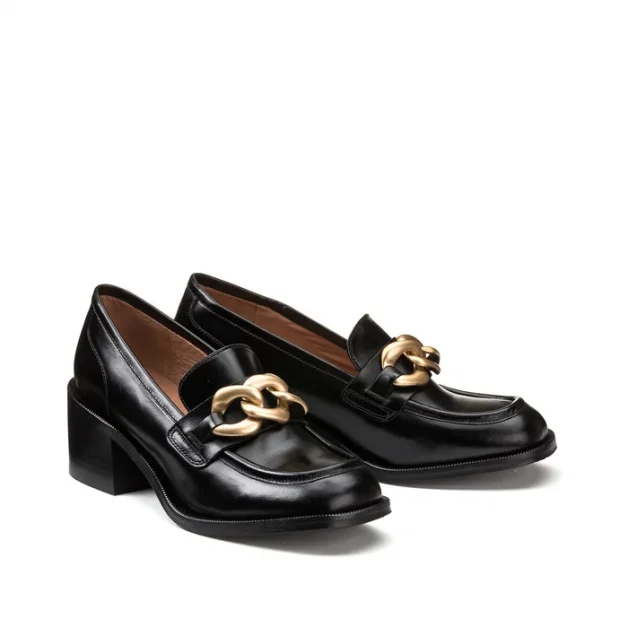 Loafers in leer, made in Europe, La Redoute, €94,50