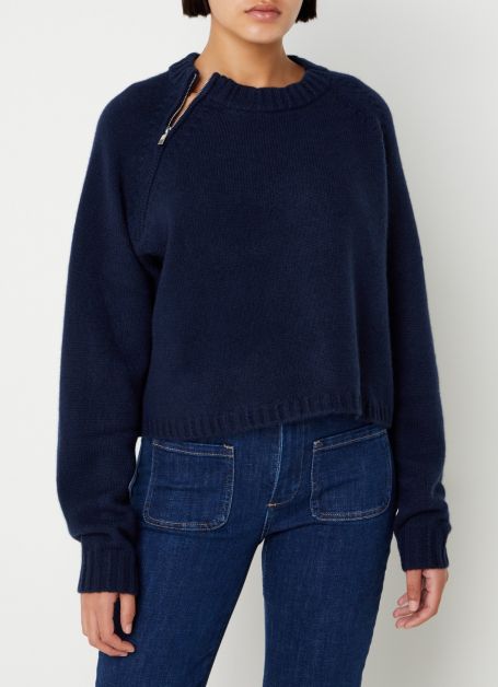 Corvy fijngebreide pullover van kasjmier, ba&sh, De Bijenkorf, €325,-