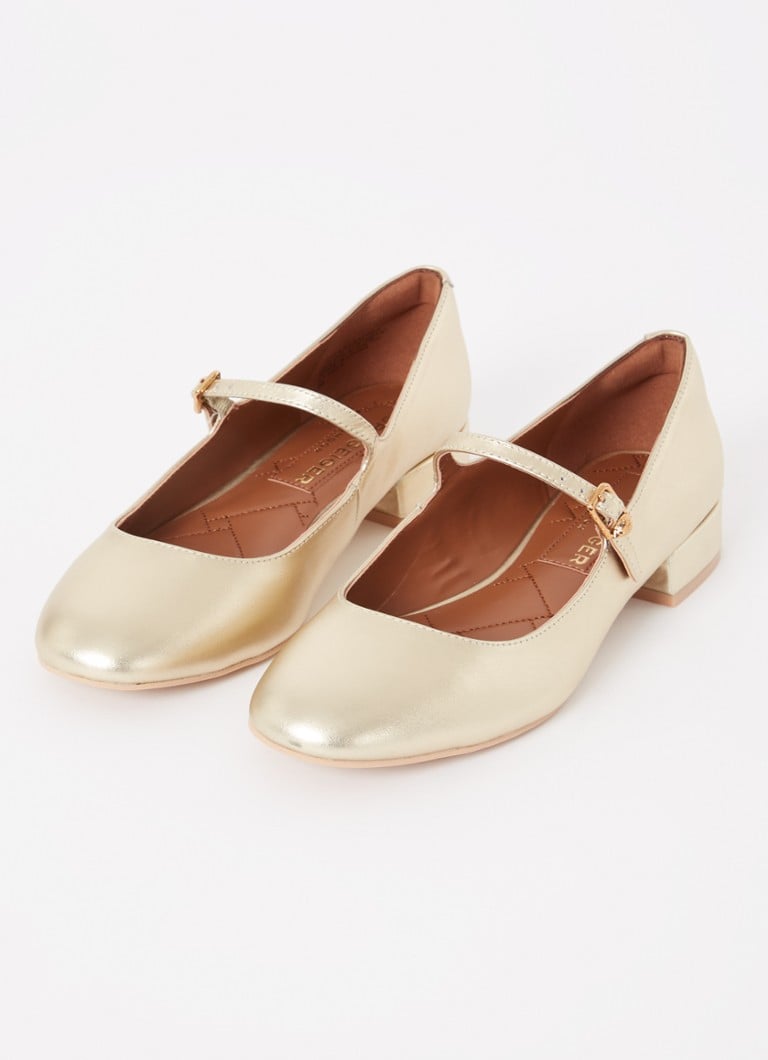 Gouden mary janes