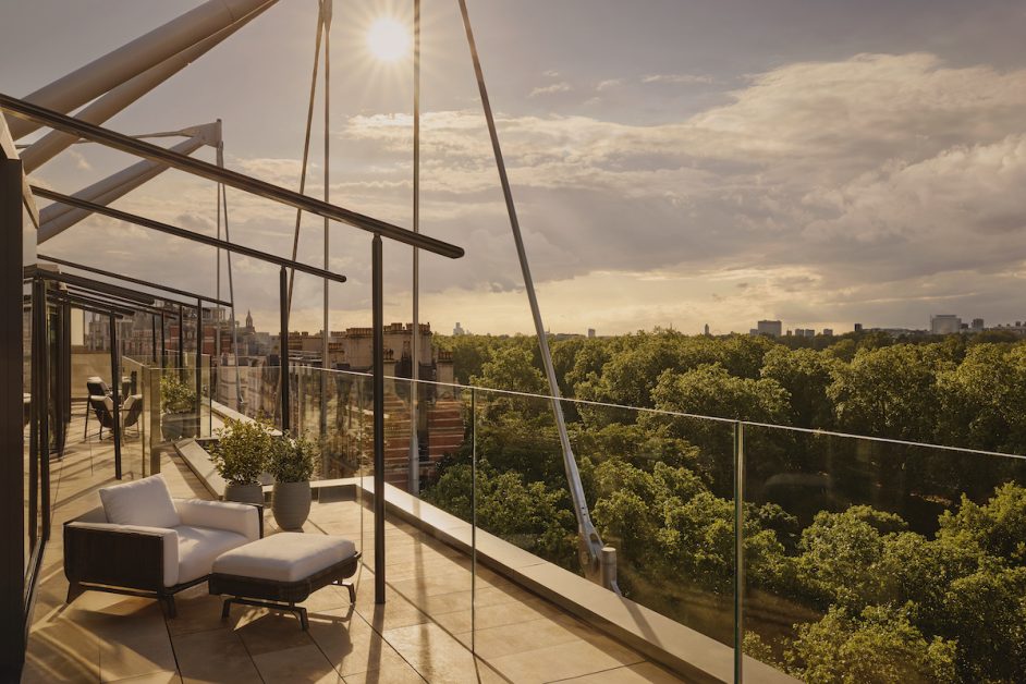 hotel, Londen, The Emory, Belgravia, kunst, suite