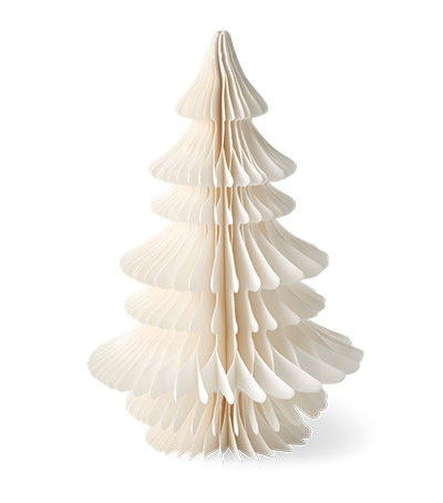 Papieren boom minimalistische decoratie kerst