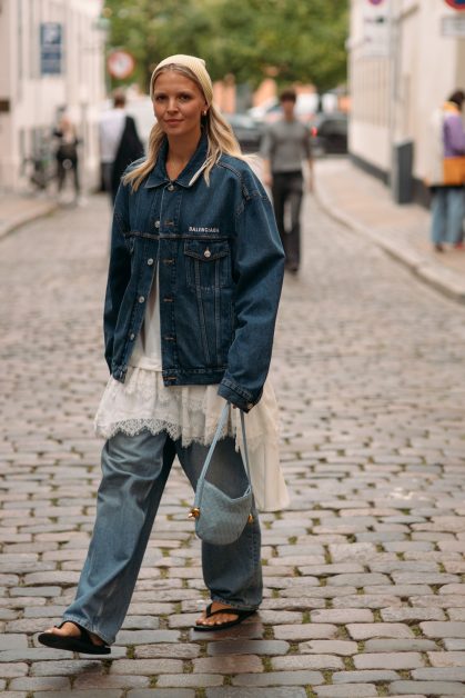 jeans trendy Copenhagen Fashion Week