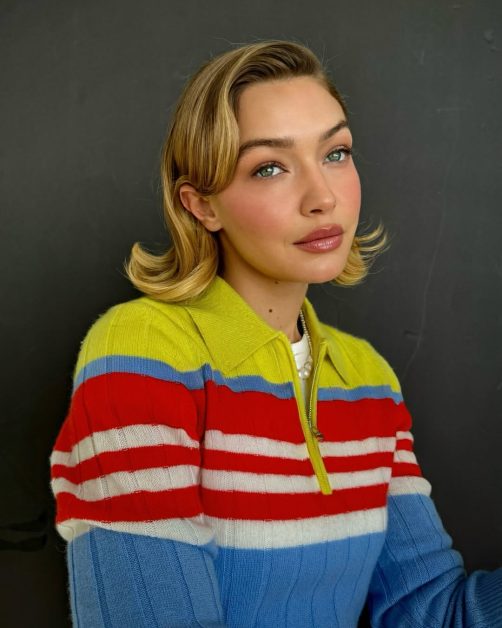 Gigi Hadid Flipped Bob