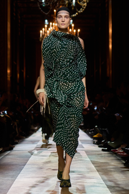 jurk polkadots Dries Van Noten