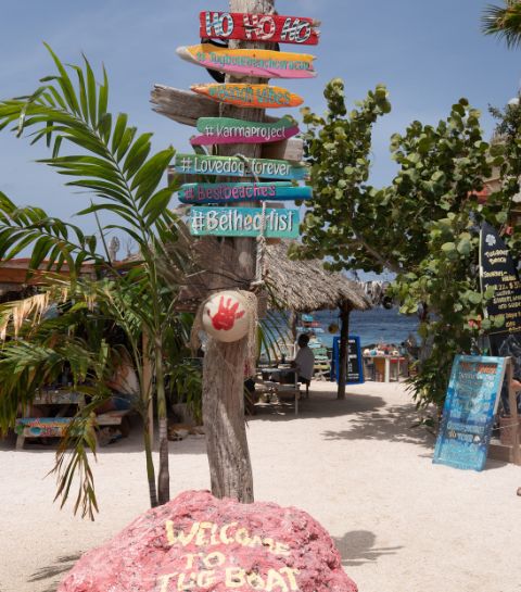 Curaçao, waar de winter kleur krijgt