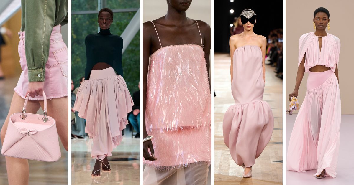 roze trend lente 2026 kleuren