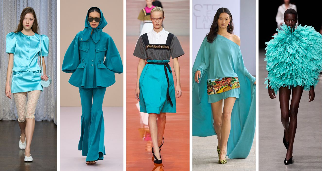 azuurblauw capri blauw trend lente kleur