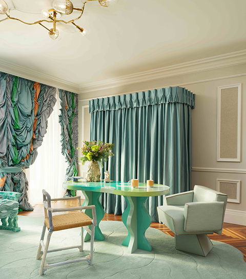 Celadon is dé blauwgroene kleur die interieurs in 2026 domineert