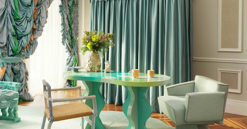 Celadon is dé blauwgroene kleur die interieurs in 2026 domineert