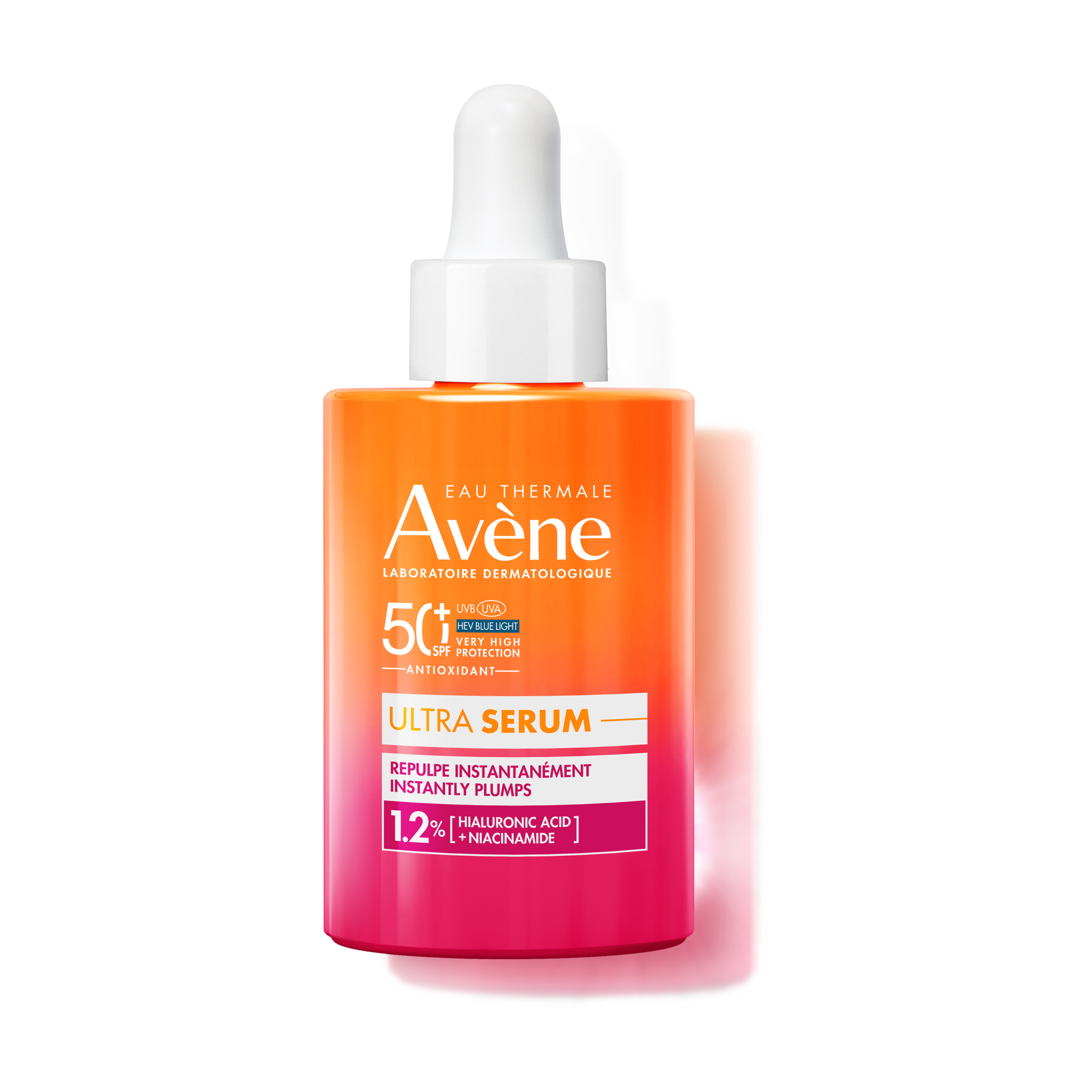 ULTRA SERUM SPF50+ MAAKT DE HUID DIRECT VOLLER