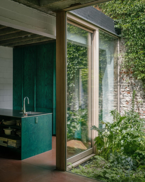 groene keuken industrieel