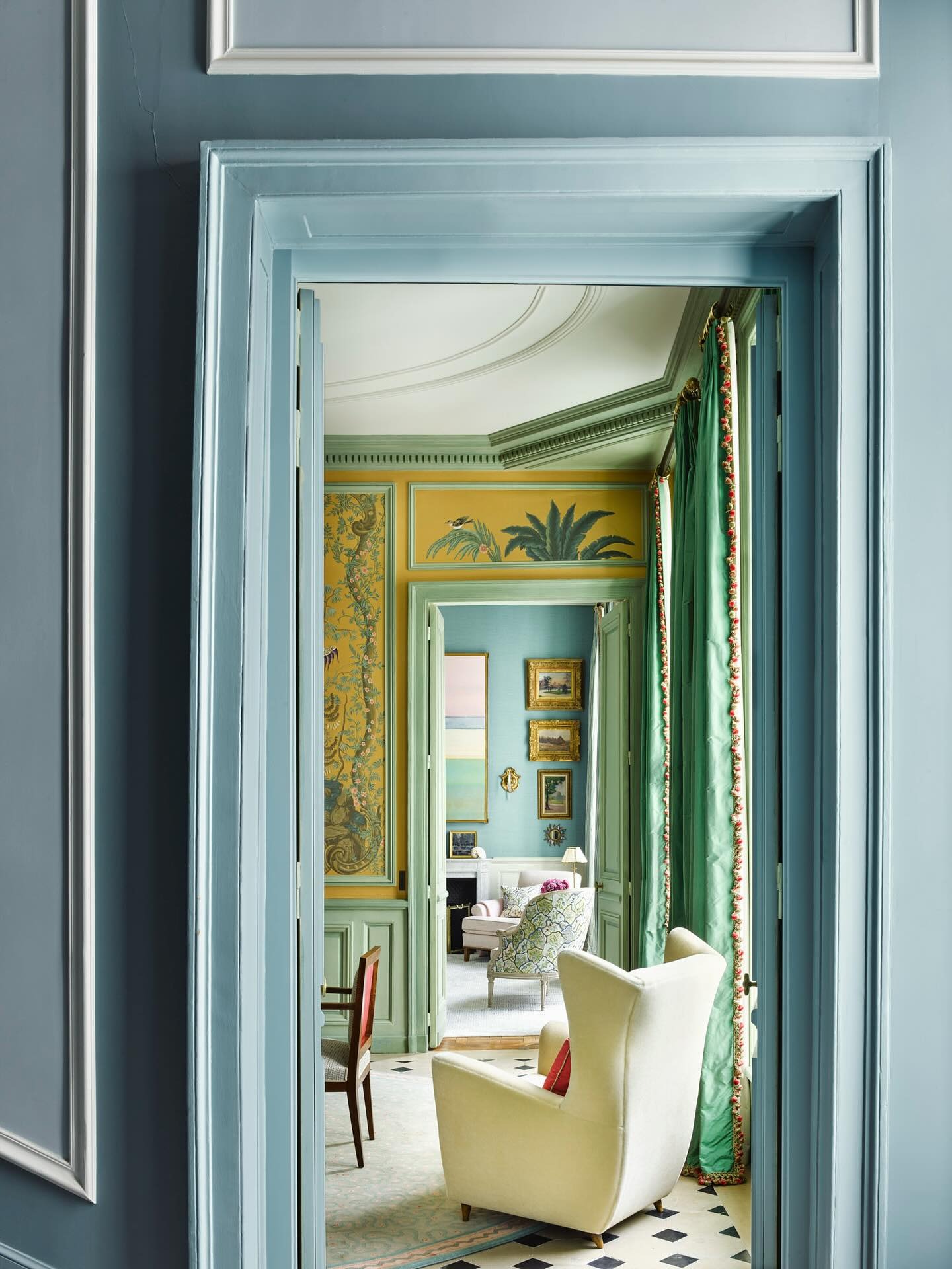 intérieur règle des trois couleurs