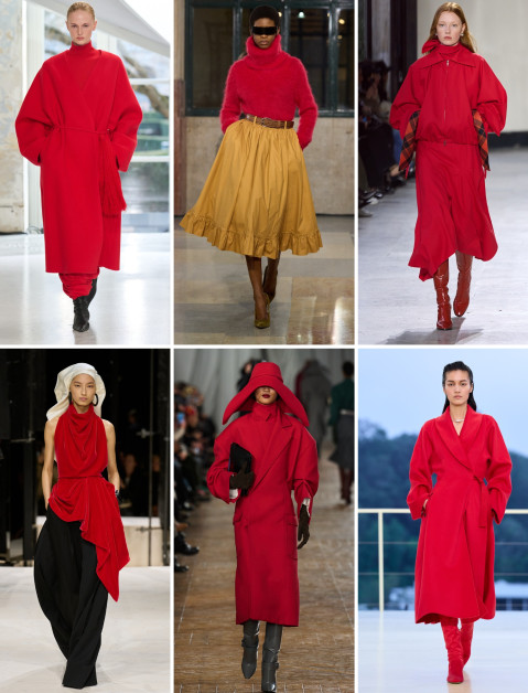 catwalk herfst winter Icicle; MM6; Patou; Givenchy; Lanvin; Hermรจs