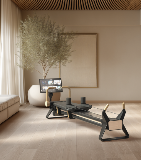 Pilates komt je huis binnen met deze nieuwe ultrageconnecteerde reformer