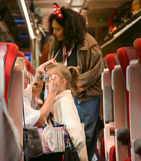 Enfant dans Eurostar